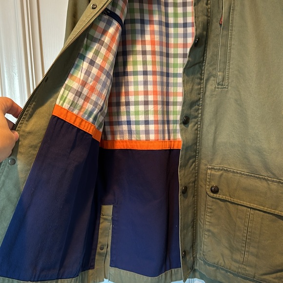 Vineyard Vines Sage Green Canvas Cotton Field Jacket - Picture 5 of 7